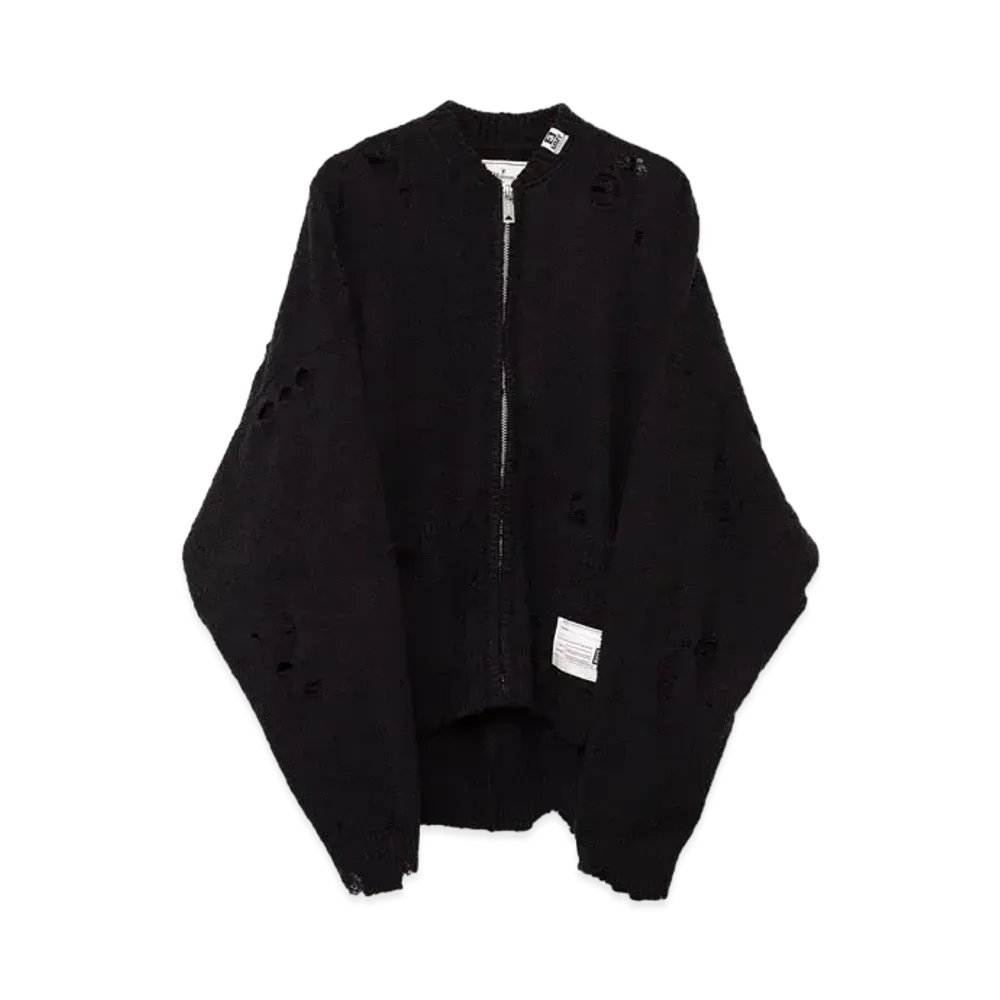 Maison MIHARA YASUHIRO Wide Back Knit Cardigan "Black"