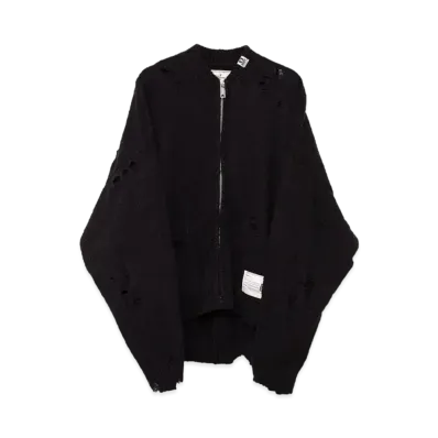 Maison MIHARA YASUHIRO Wide Back Knit Cardigan "Black"