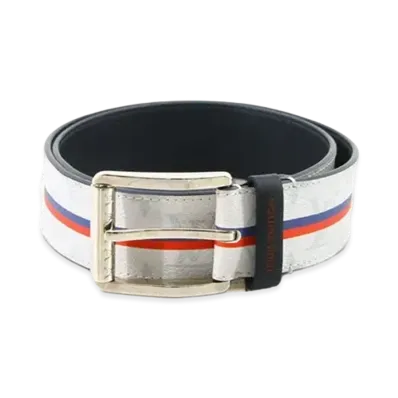 Louis Vuitton Ceinture Stamp "Blanc"