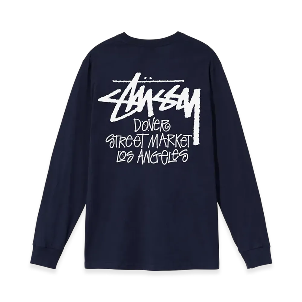 Stussy Stock DSM Los Angeles LS Tee 2021 "Navy"