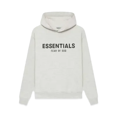 FEAR OF GOD ESSENTIALS Kids Pull-Over Hoodie "Light Heather Oatmeal"