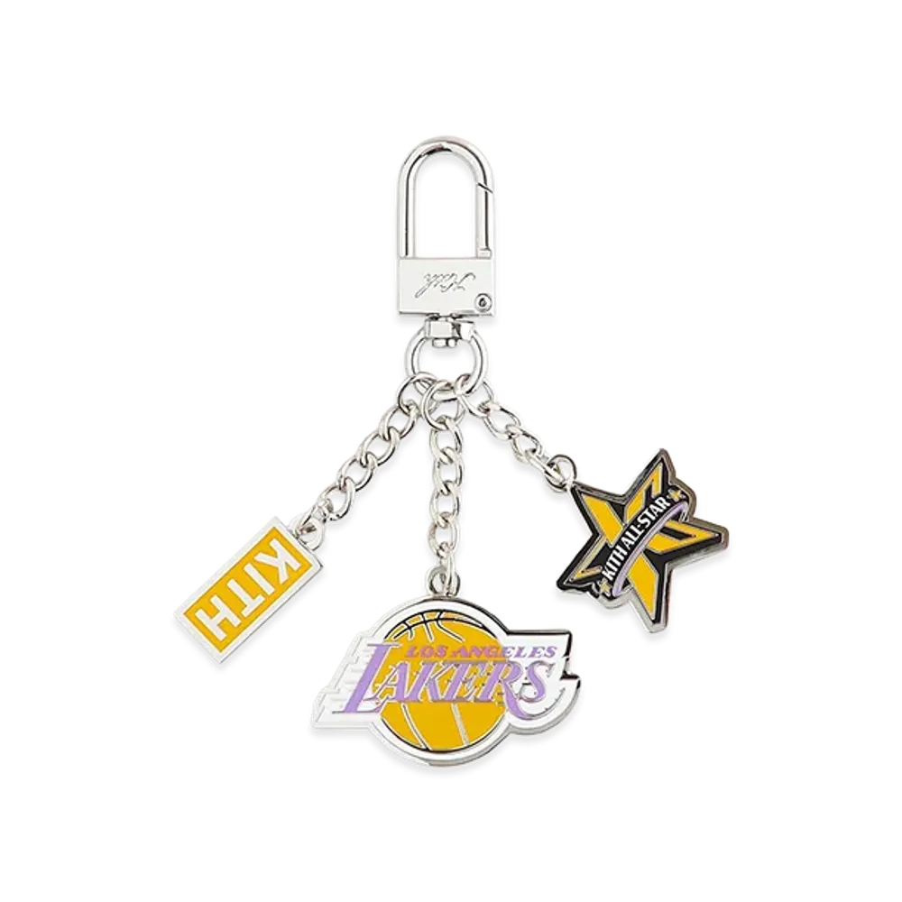 Kith x NBA All-Star Los Angeles Lakers Keychain "Silver"