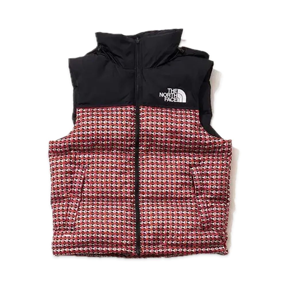 Supreme x The North Face Studded Nuptse Vest "Red"