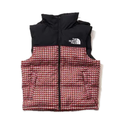 Supreme x The North Face Studded Nuptse Vest "Red"