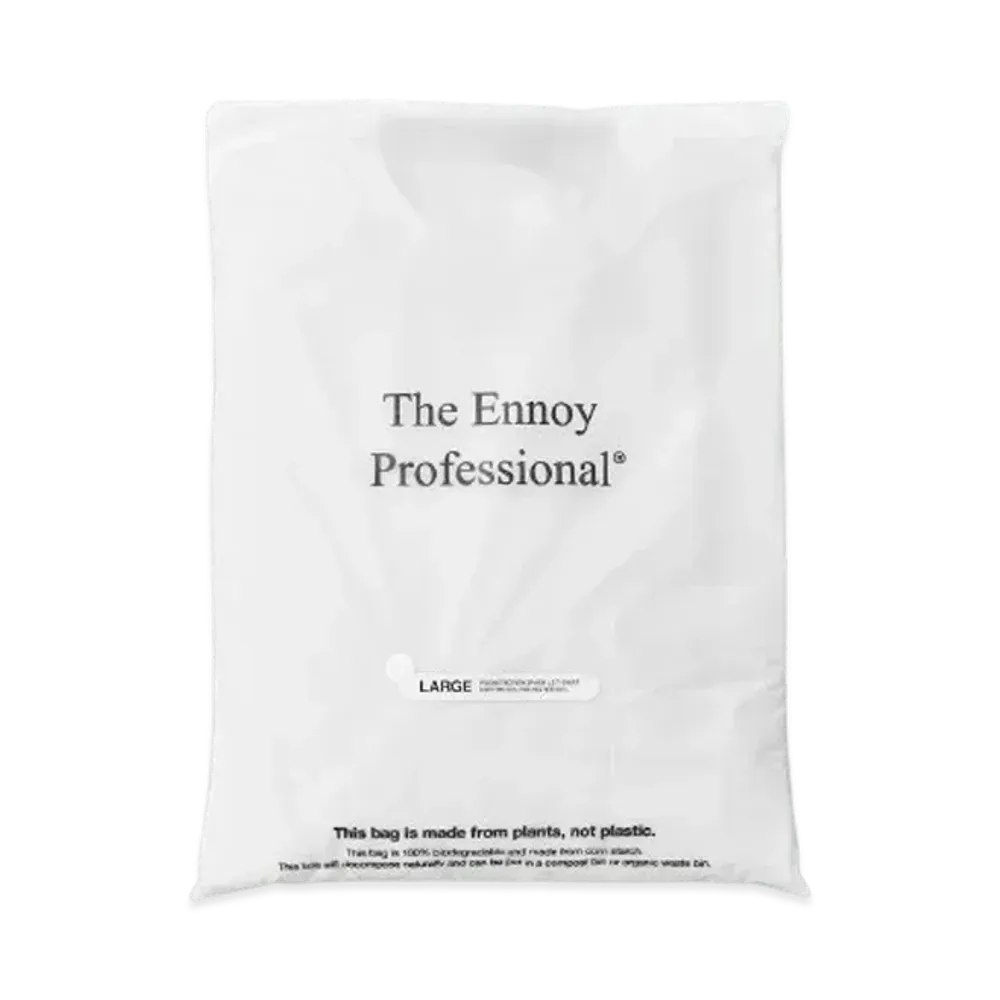 ENNOY Pocket & Crew 2Pack LS T-Shirt "White"