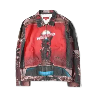 Supreme Scarface the World Is Yours Denim Jacket "Multi"