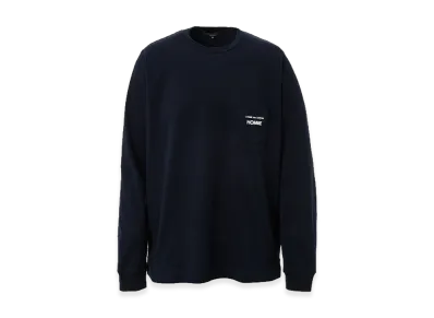 COMME des GARCONS HOMME CDG Homme Logo Long Sleeve Tee "Navy"