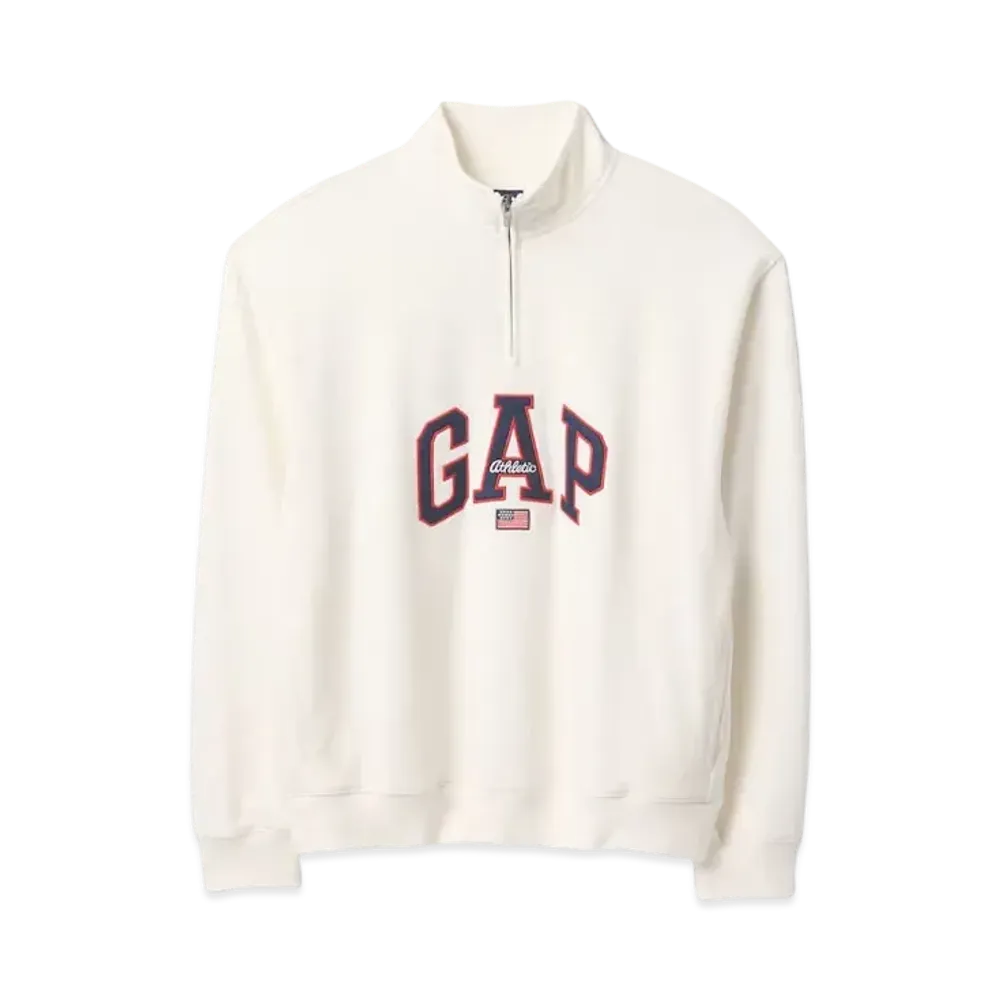 GAP Heavyweight Gap Arch Logo Pullover "New Off White"