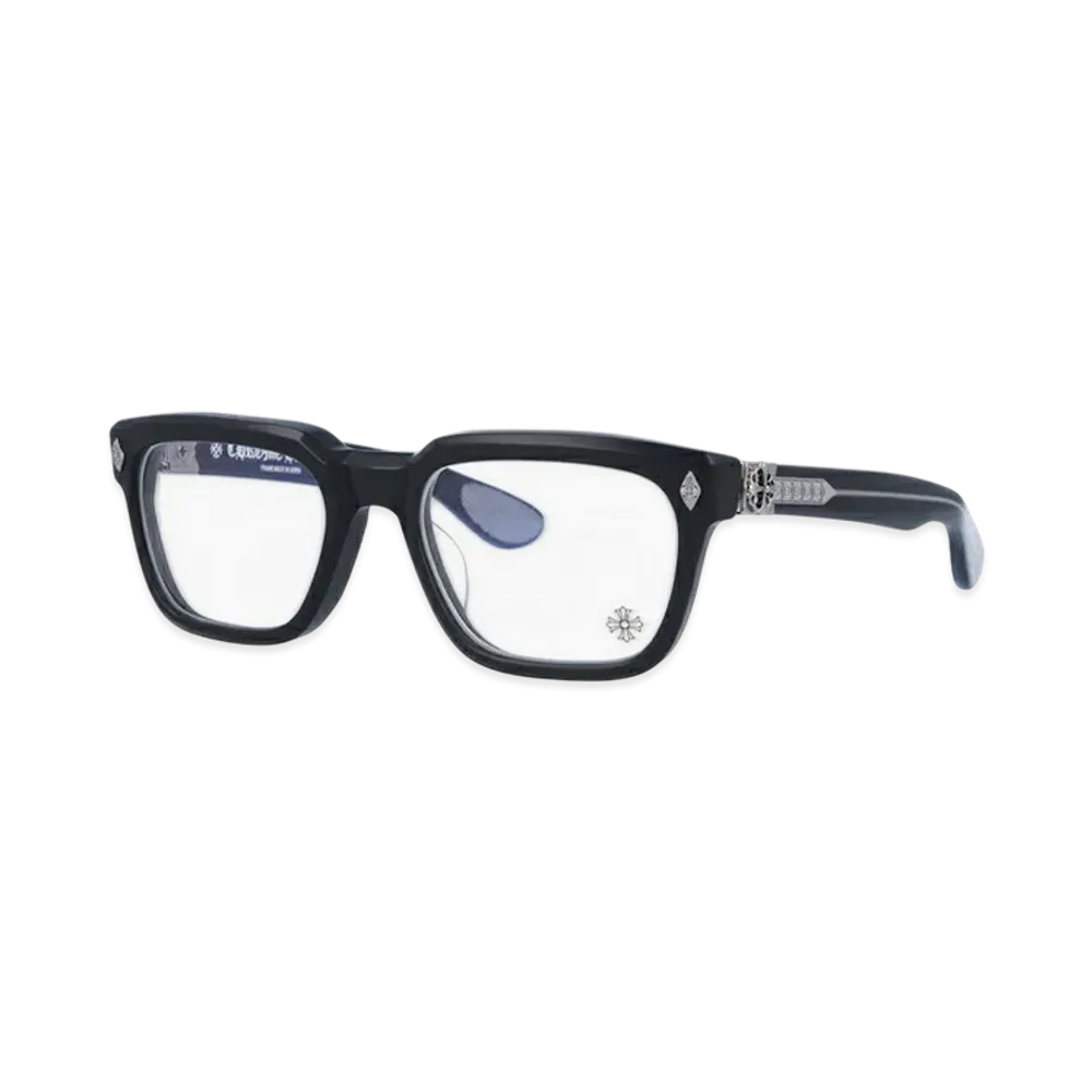 Chrome Hearts DAFFADLDO 53 Square Floral "Matte Black"
