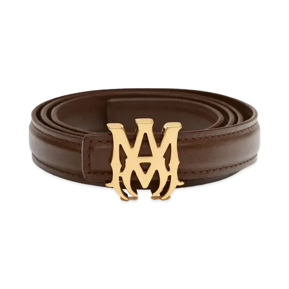 AMIRI MA 2cm Belt "Brown"