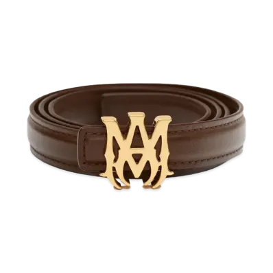 AMIRI MA 2cm Belt "Brown"