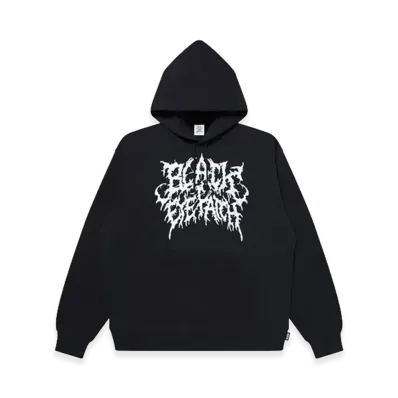 BlackEyePatch Grindcore Logo Hoodie "Black/White"