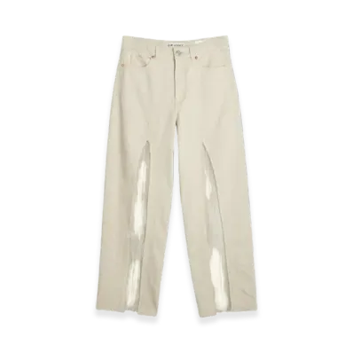 OUR LEGACY Women's Full Cut Slash Denim "Ecru"