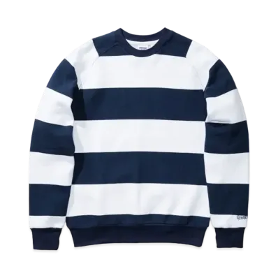 UNDEFEATED STRIPED CREWNECK - 20012 "White"