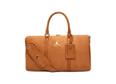 Nike Jordan Suede Monogram Duffel (25L) "Cognac"
