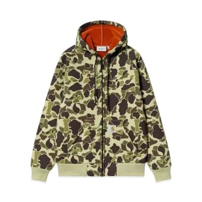 Carhartt WIP Car-Lux Hooded Jacket "Camo Duck Green / Turmeric"