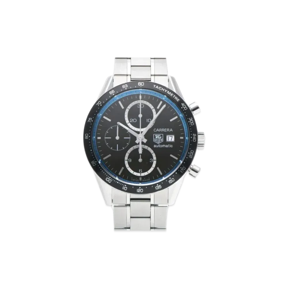 TAG Heuer Carrera Caliber 16 Ringmaster Jenson Button "Black/Stainless Steel/Silver"