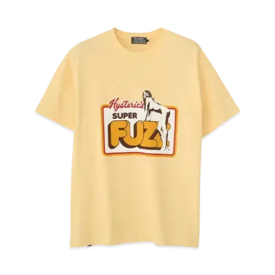 HYSTERIC GLAMOUR Morning Beat Tee "Yellow"