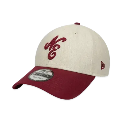 NEW ERA 9Forty Linen "Stone/Cardinal"