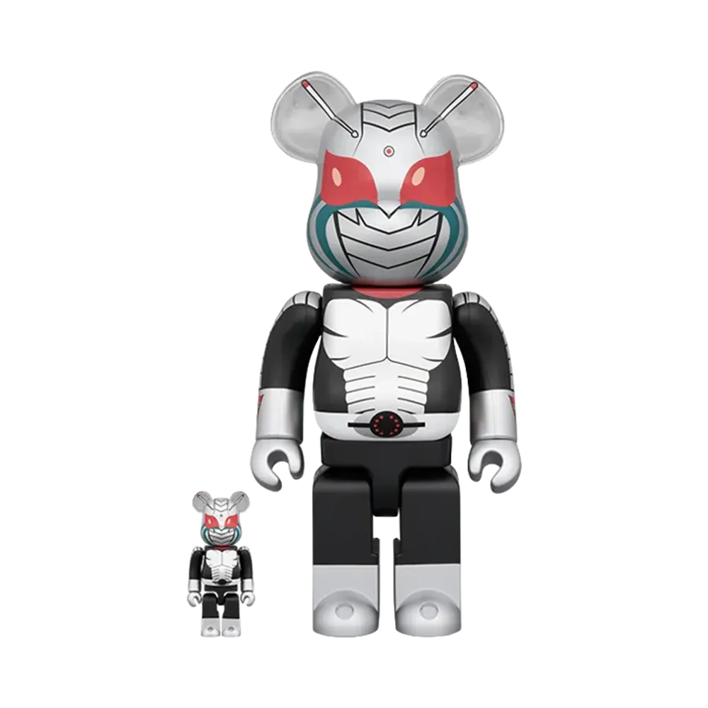 MEDICOM TOY "BEARBRICK" -MASKED RIDER SUPER-1- Bearbrick Kamen Rider Super-1 100% & 400%