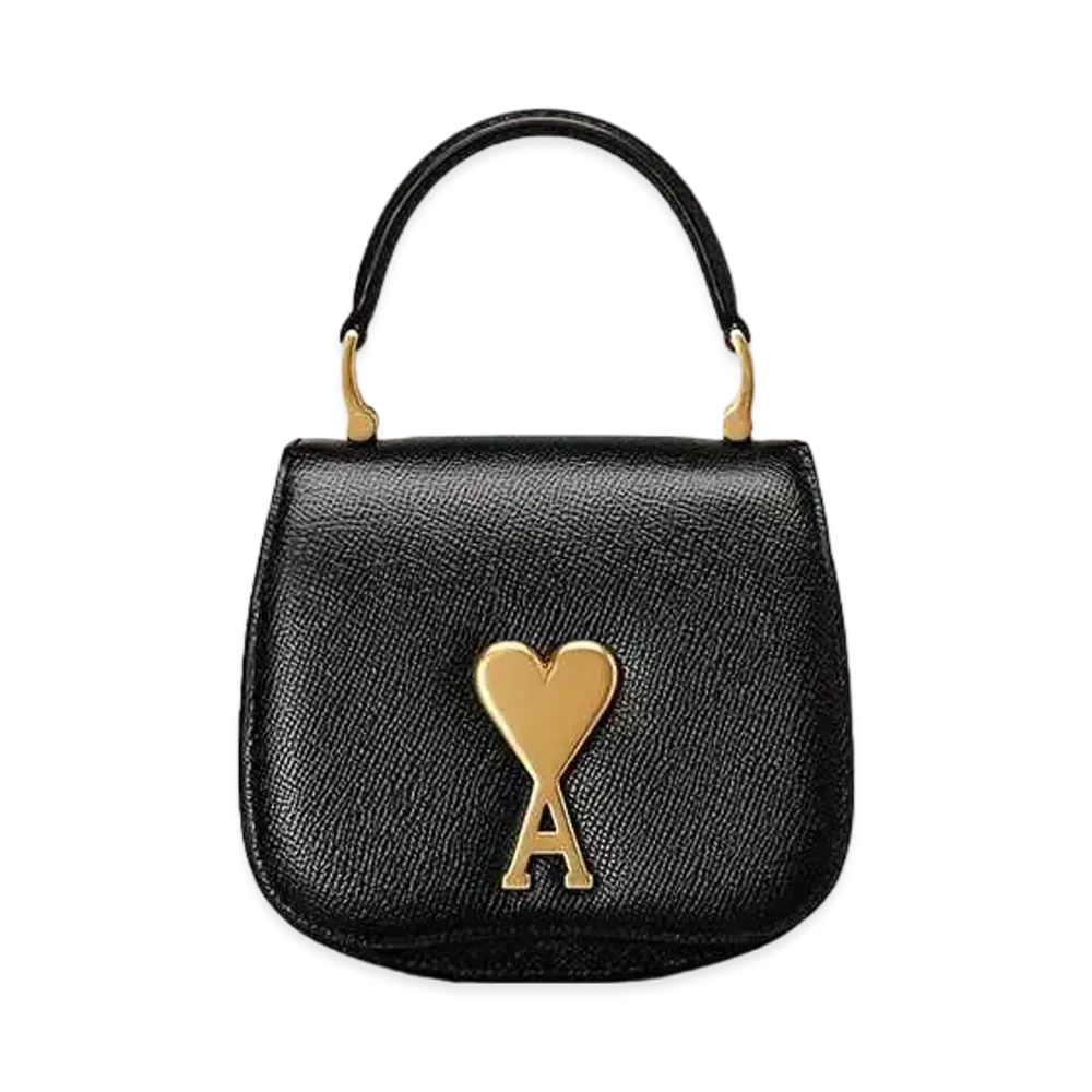 AMI PARIS Paris Paris Shoulder Bag Nano "Black"