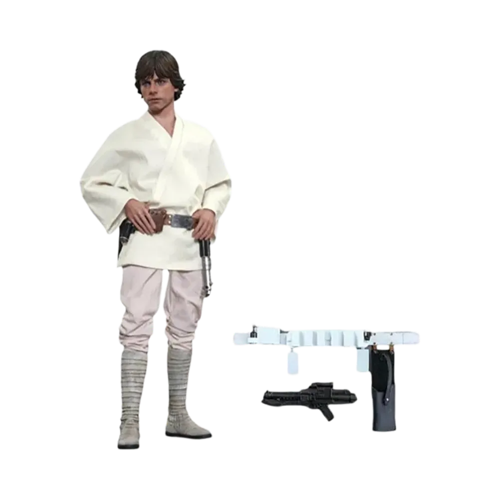 Hot Toys "Movie Masterpiece" -Star Wars / Episode IV A New Hope- 1/6 Scale Fully Poseable Figure: Luke Skywalker [With Bonus Accessory]