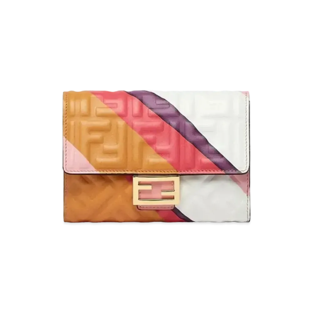 FENDI Nappa Leather Wallet "White"