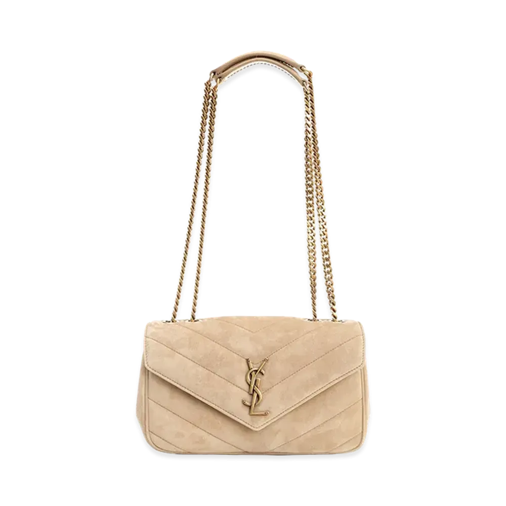 Saint Laurent Women's Small "Loulou" Bag "Beige"