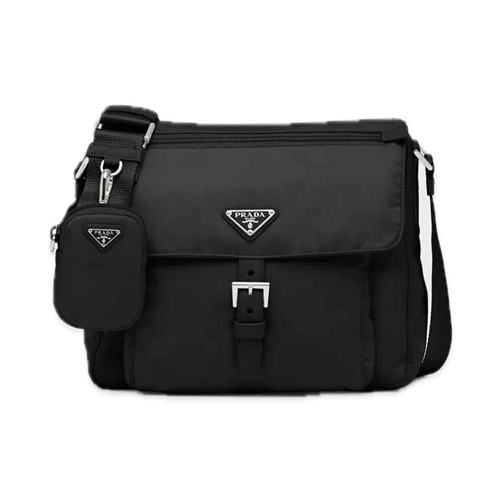 PRADA Re-Nylon Shoulder Bag "Black"