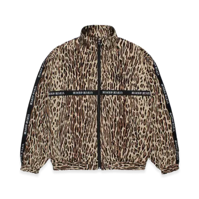 WACKO MARIA x NANGA Leopard Track Jacket "Beige"