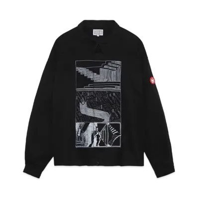 Cav Empt (C.E) MD TRACES SHORT SHIRT JACKET "Black"