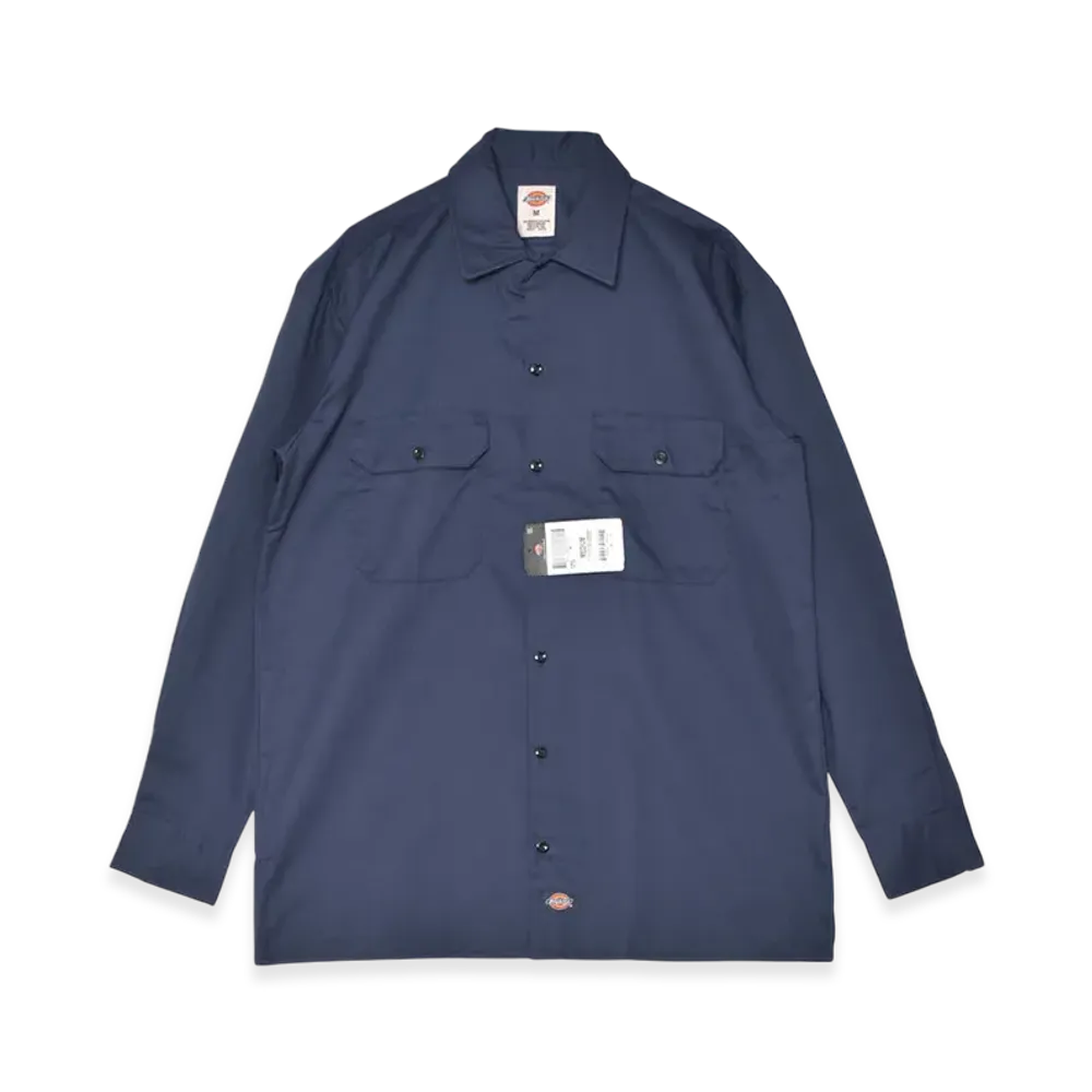 Dickies Longsleeve Work Shirt "Navy"