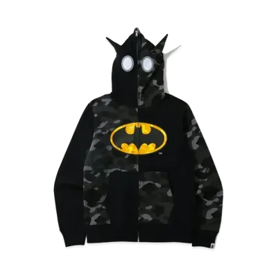 A BATHING APE / DC Batman Full Zip Hoodie "Black"