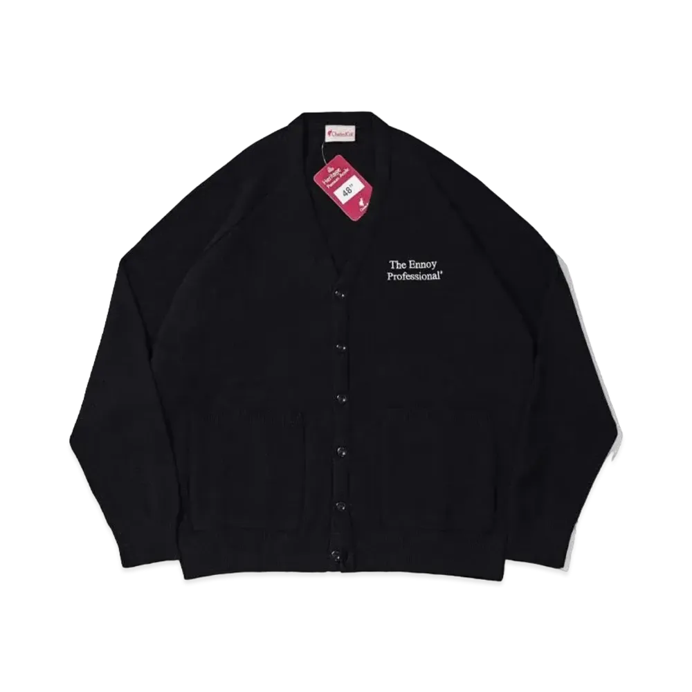 ENNOY 22AW Button Cardigan "Black"