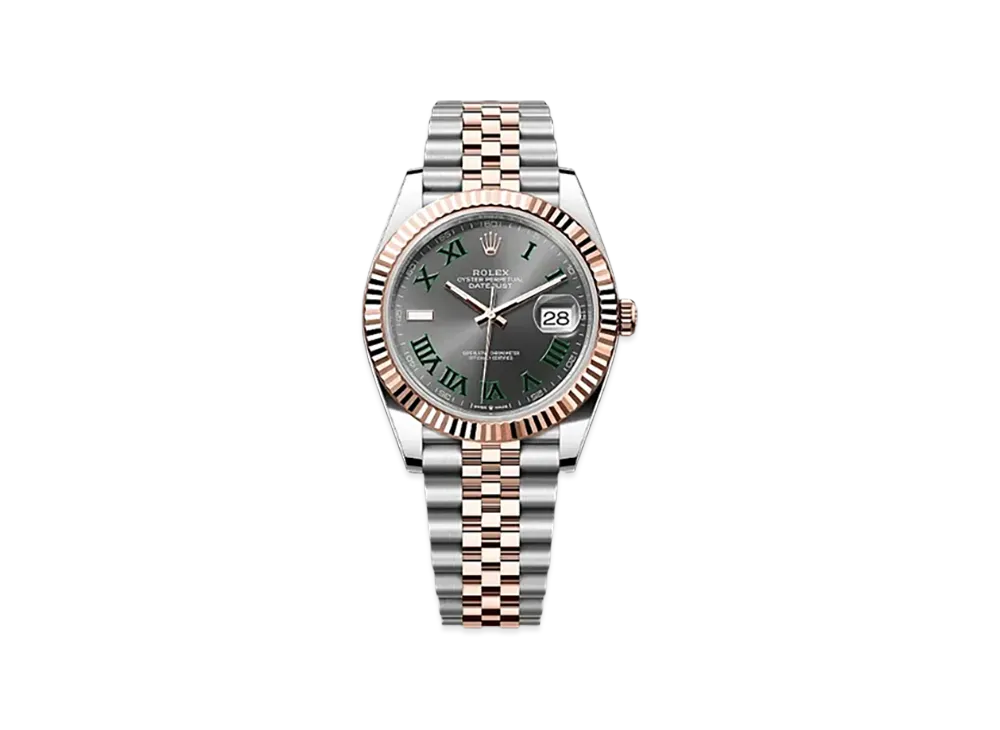 ROLEX Datejust 41 Oystersteel & Everose Gold "Grey"