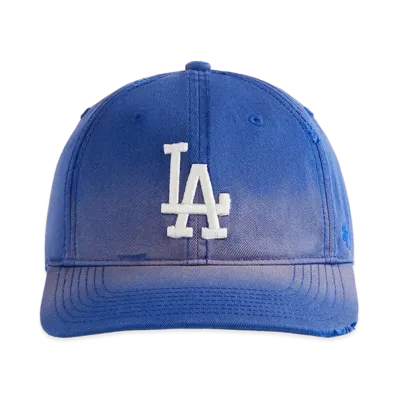 Kith x '47 x NBA Los Angeles Dodgers Washed Franchise LS Cap "Royal"