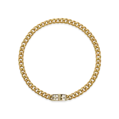KSUBI 18k Aged Mogul Necklace "Gold"