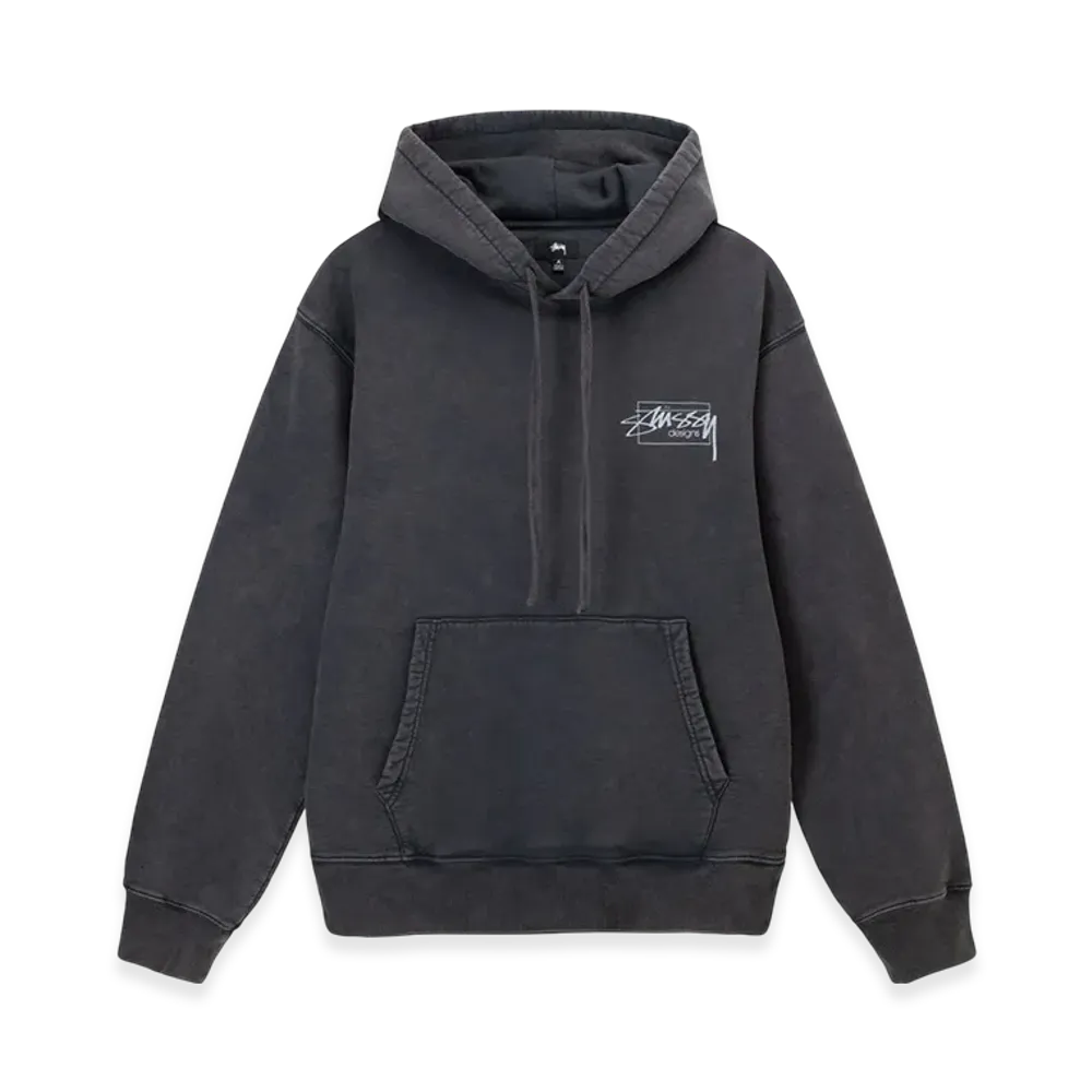 Stussy Dyed Stussy Designs Hoodie "Black"