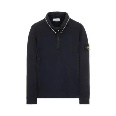 Stone Island 60720 BRUSHED COTTON FLEECE "Blue"