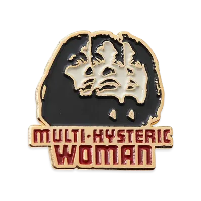 HYSTERIC GLAMOUR Multi Hysteric Woman Pin Badge "Gold"