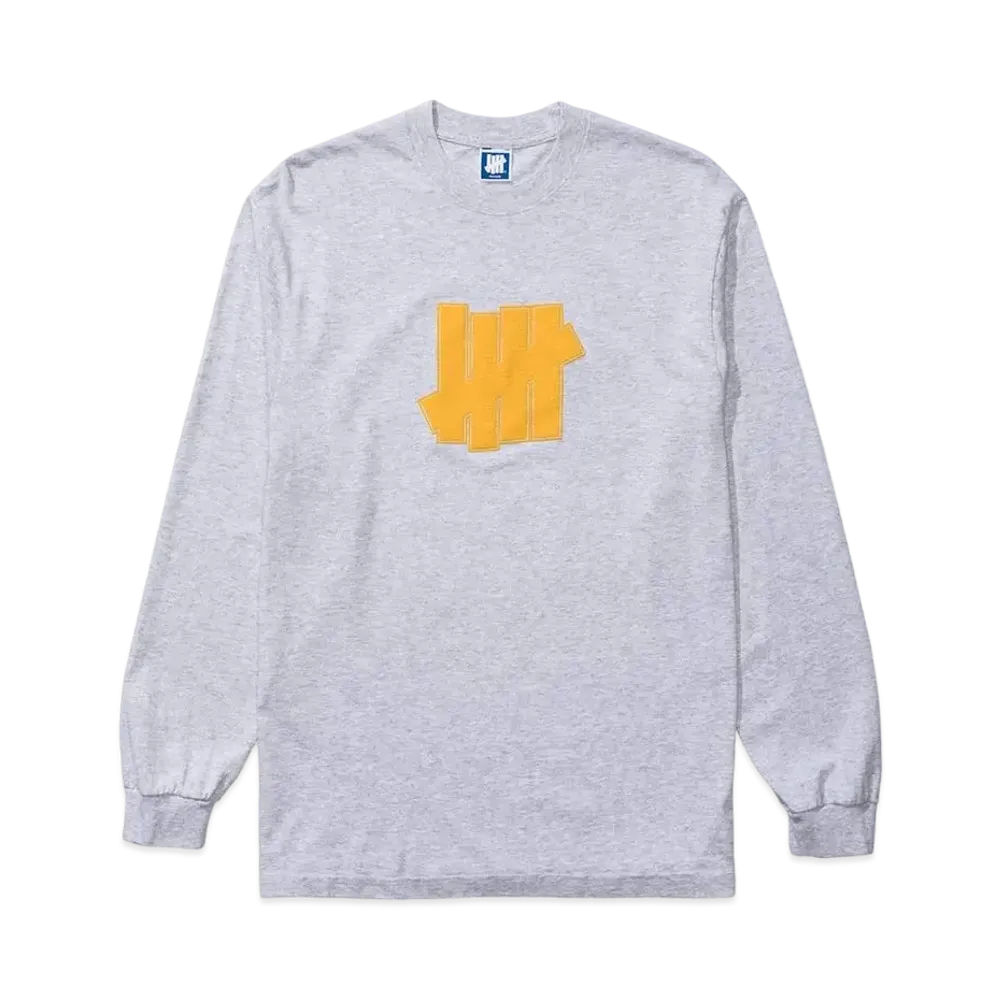 UNDEFEATED ICON L/S TEE - 80290 "Gray"