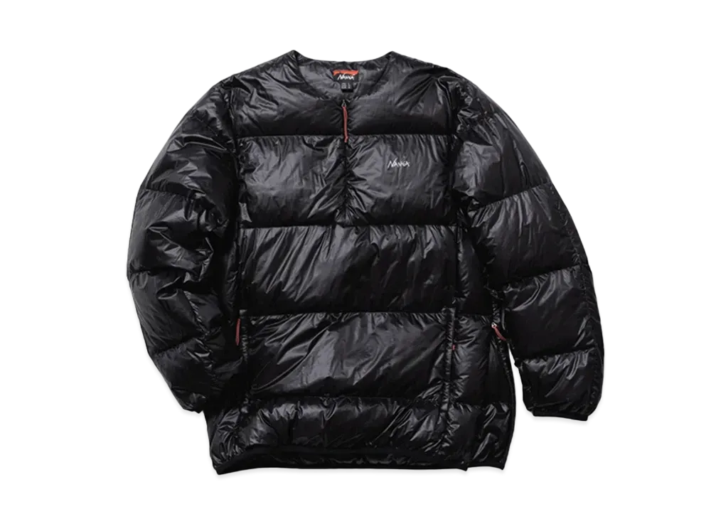 NANGA Down Crew Neck Top "Black"
