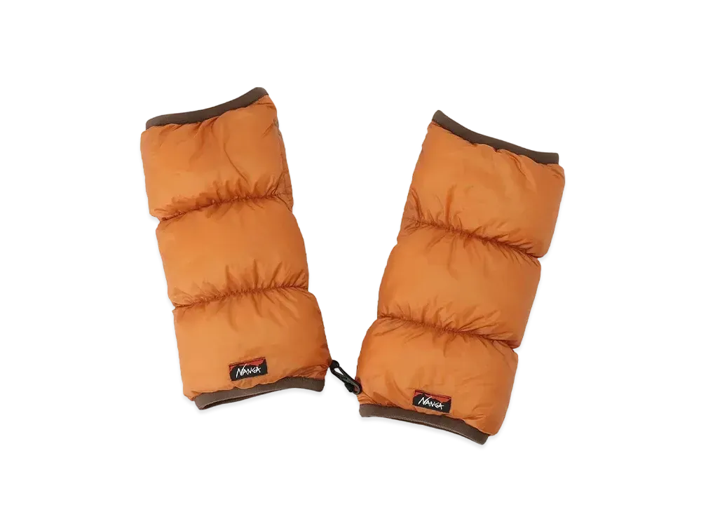 NANGA Mountain Lodge Down Wrist Gaiters "Orange"