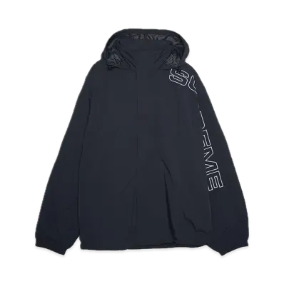 Supreme Spellout Embroidered Track Jacket "Black"