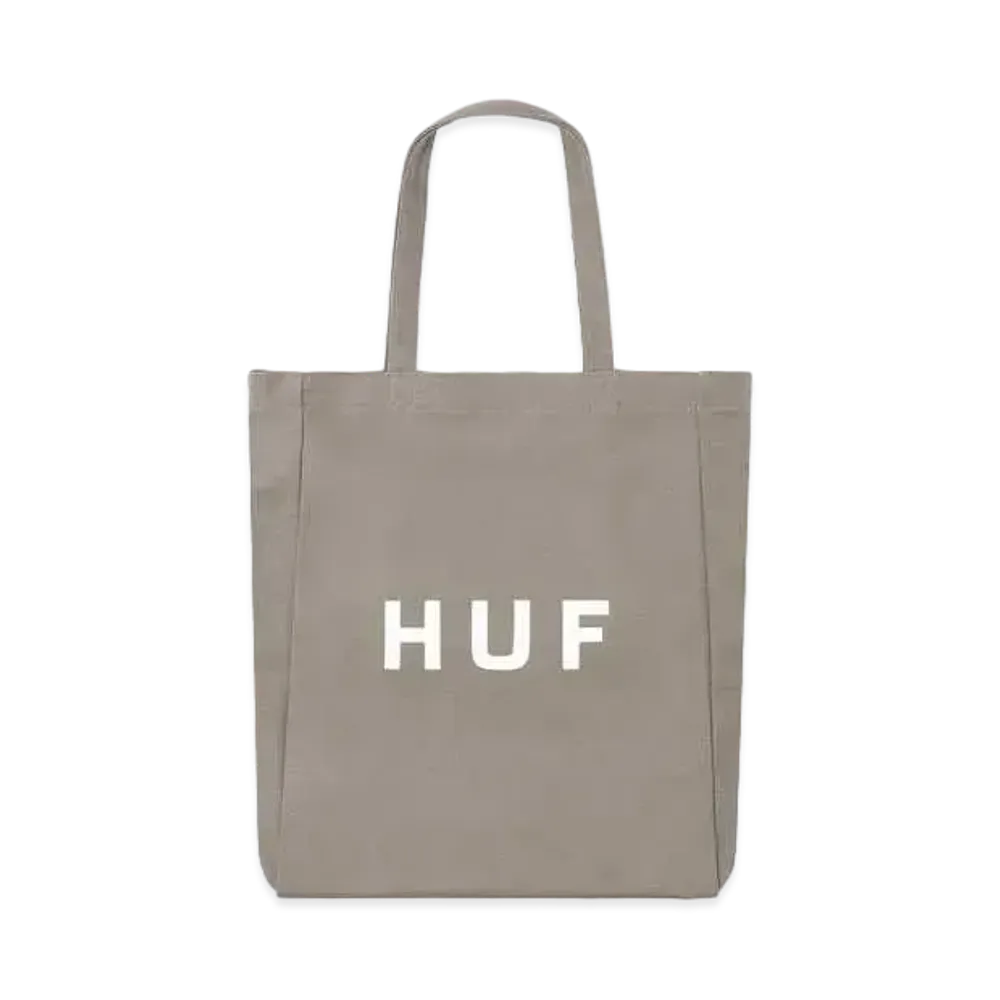 HUF OG Logo Tote Bag M "Greige"