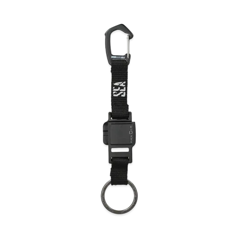 WIND AND SEA Military Surplus Karbiner Key Ring "Black"