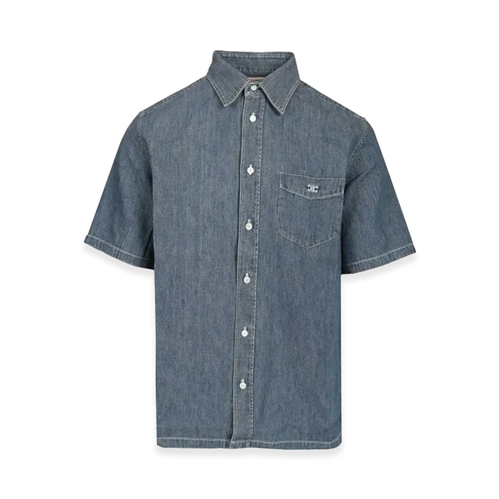 CELINE Bowling Shirt Denim "Blue"