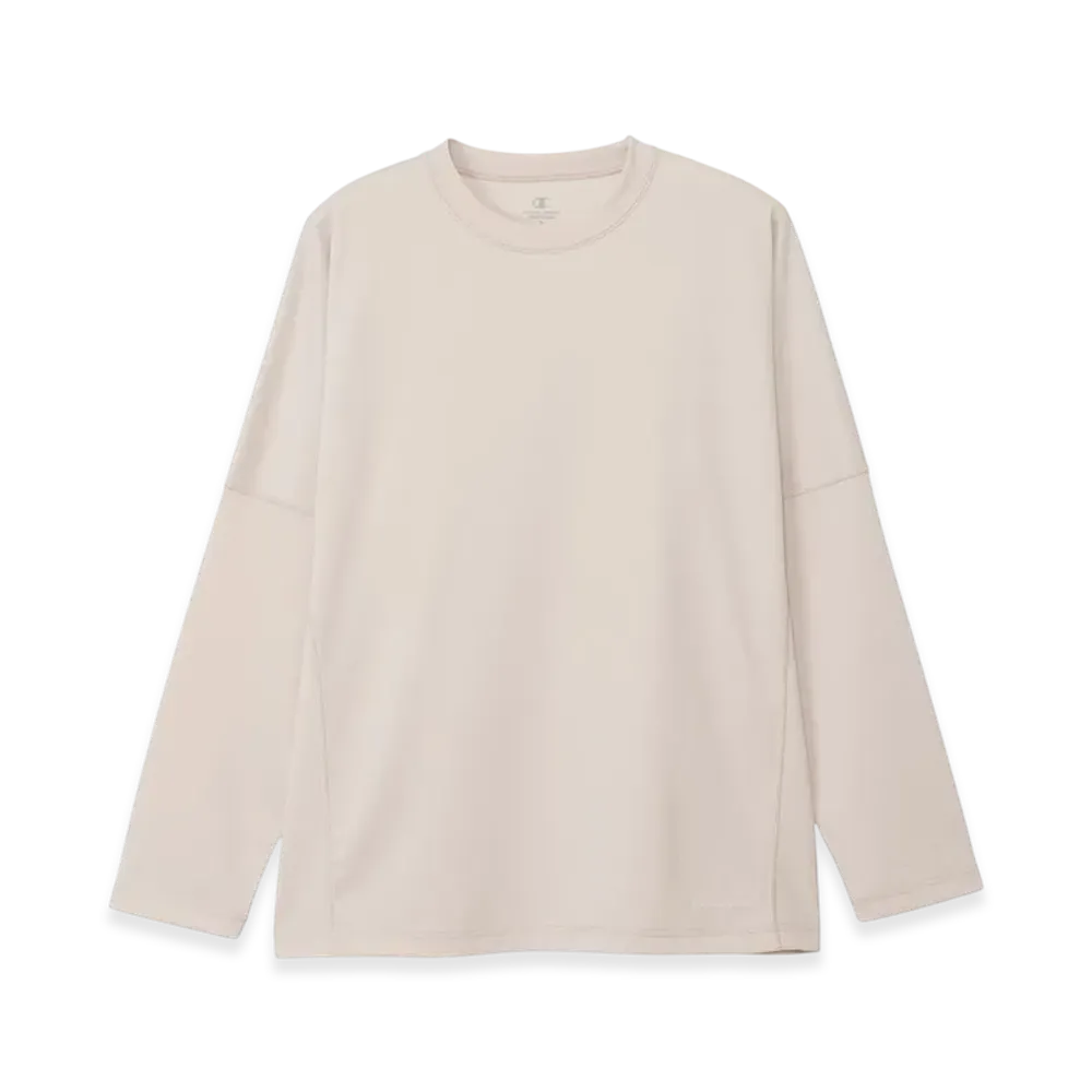 Champion Recovery Wear Long Sleeve T-Shirt "Sand Beige"