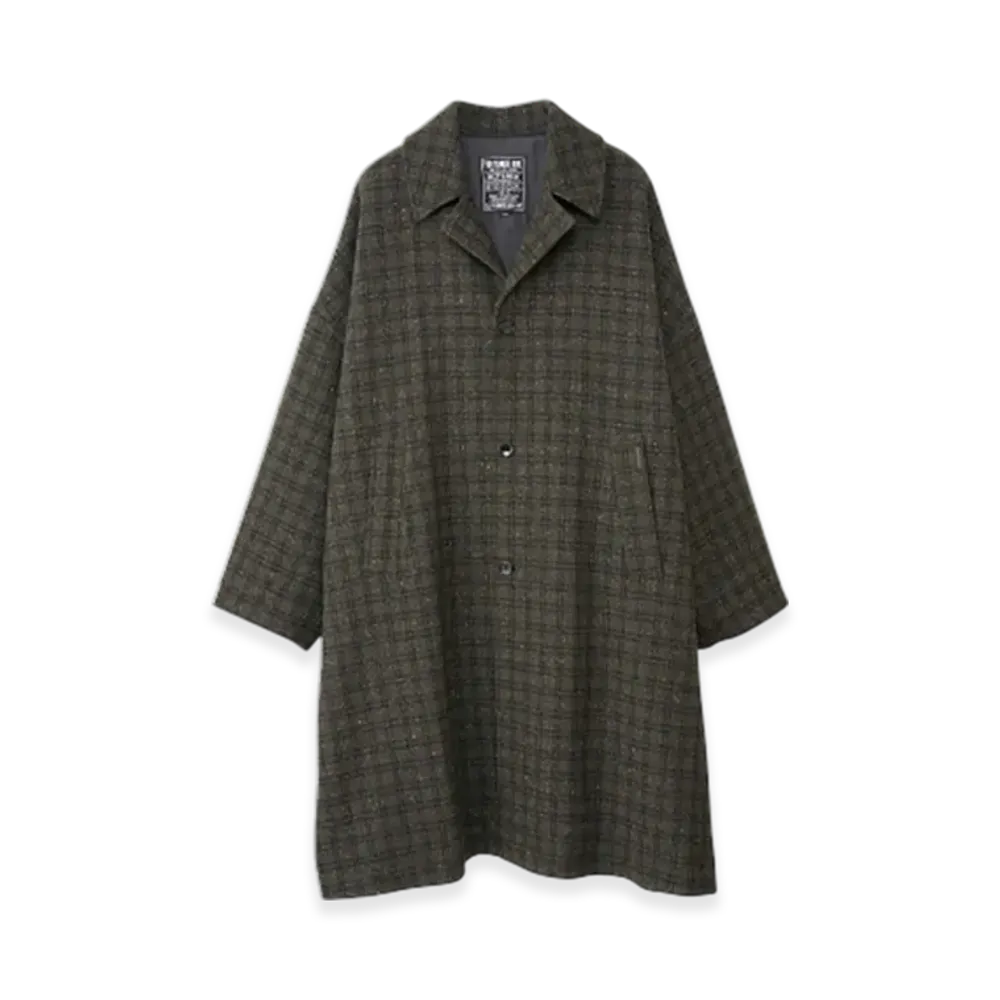HYSTERIC GLAMOUR Blank Embroidered Chester Coat "Green"
