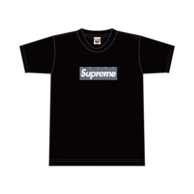 Supreme Holographic Box Logo Tee "Black"